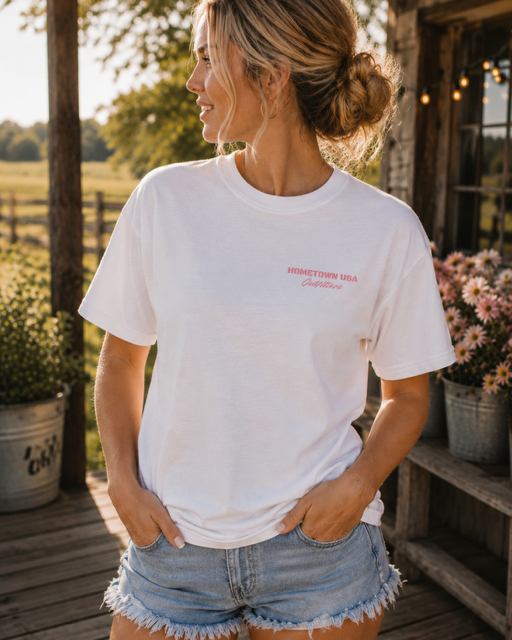 Vintage Cowgirl Boots & Wildflowers Graphic Tee