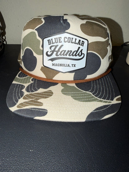Blue Collar Camo Rope Hat
