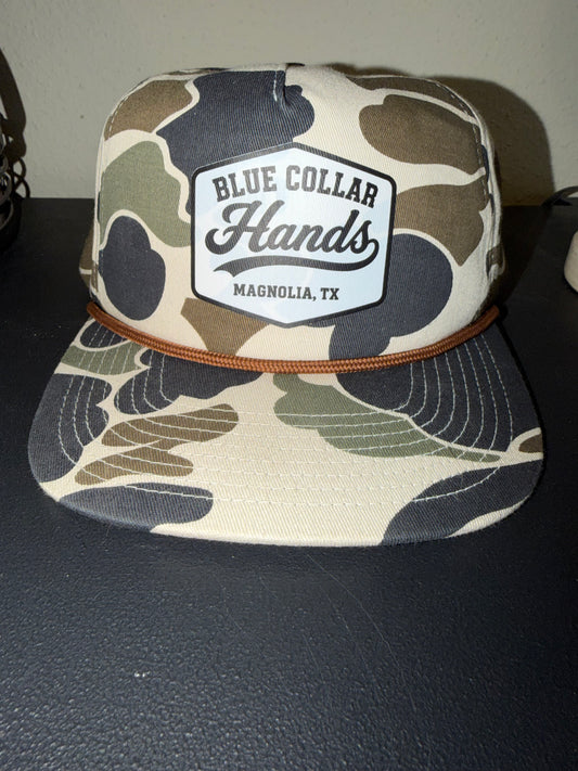 Blue Collar Camo Rope Hat