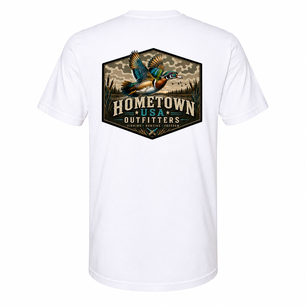 Hometown USA Outfitters® Wood Duck Marsh Graphic Tee