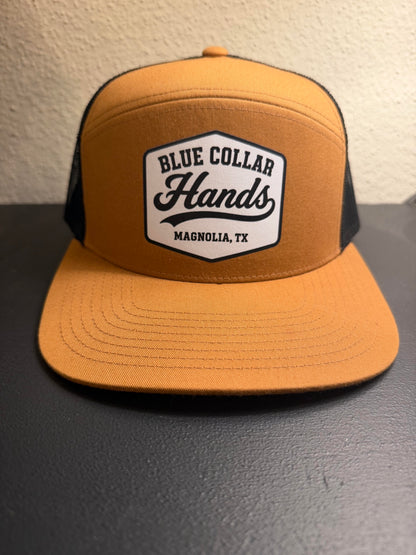 Blue Collar Tan & Black Trucker Hat