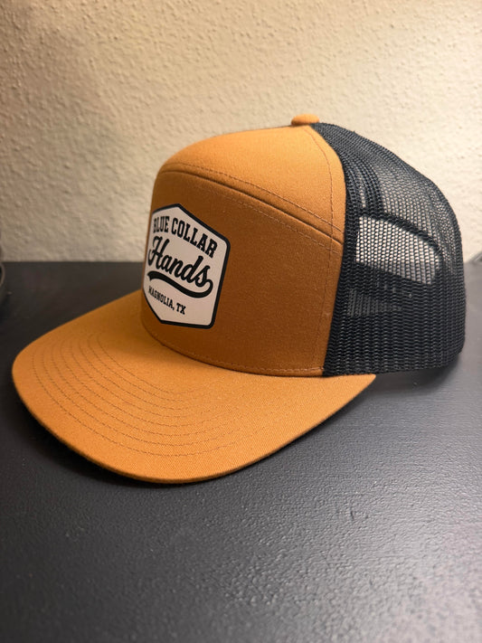 Blue Collar Tan & Black Trucker Hat