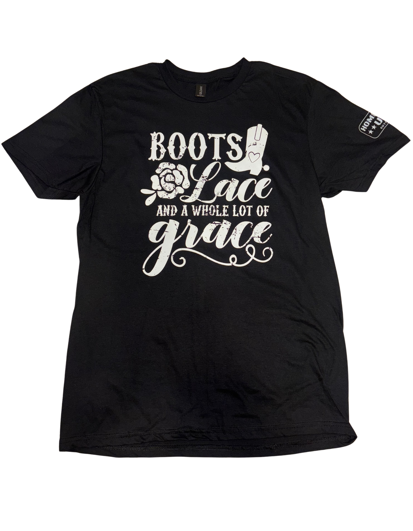 Boots, Lace and Grace Women's T Shirt