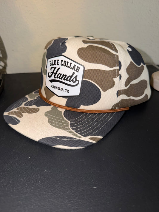 Blue Collar Camo Rope Hat
