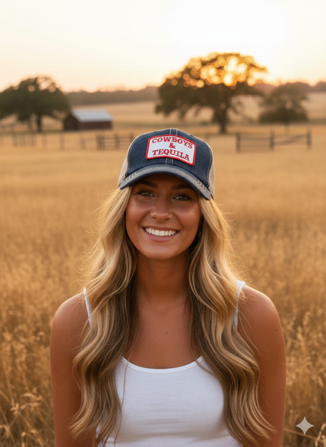 Cowboys & Tequila Trucker Hat
