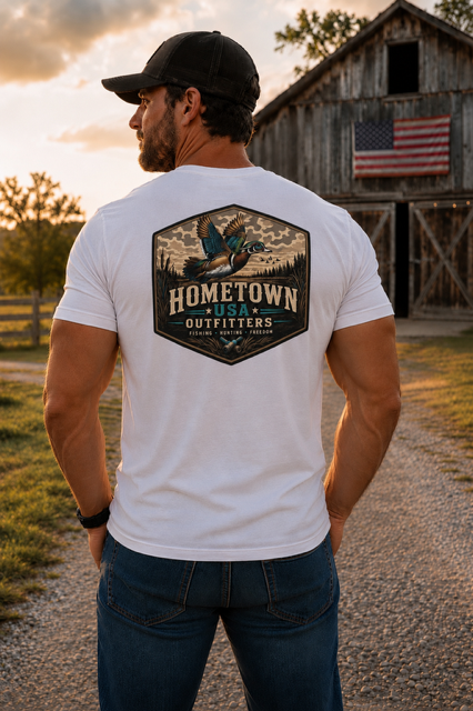Hometown USA Outfitters® Wood Duck Marsh Graphic Tee