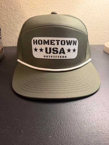 Hometown USA Outfitters Olive Performance Rope Hat