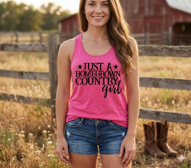 Just a Homegrown Country Girl Tank