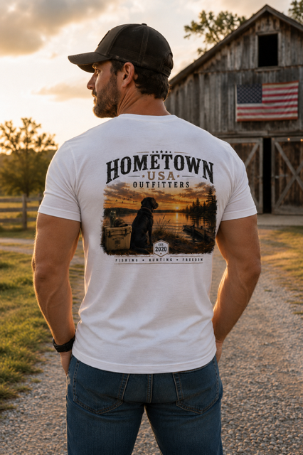 Hometown USA Outfitters® Sunset Lab Graphic Tee